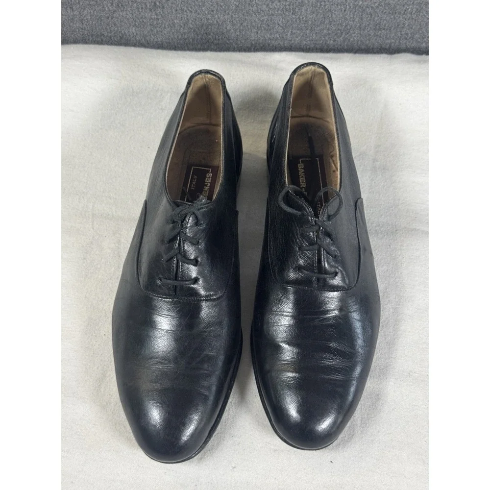 Baker-Benjes Dress Shoes, Men 9bb pics For Number , Black Genuine Leather, Italy